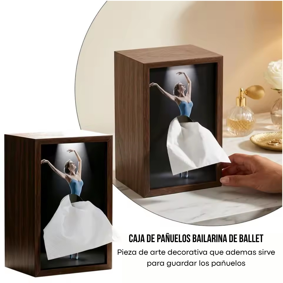 Bailarina Caja De Pañuelos