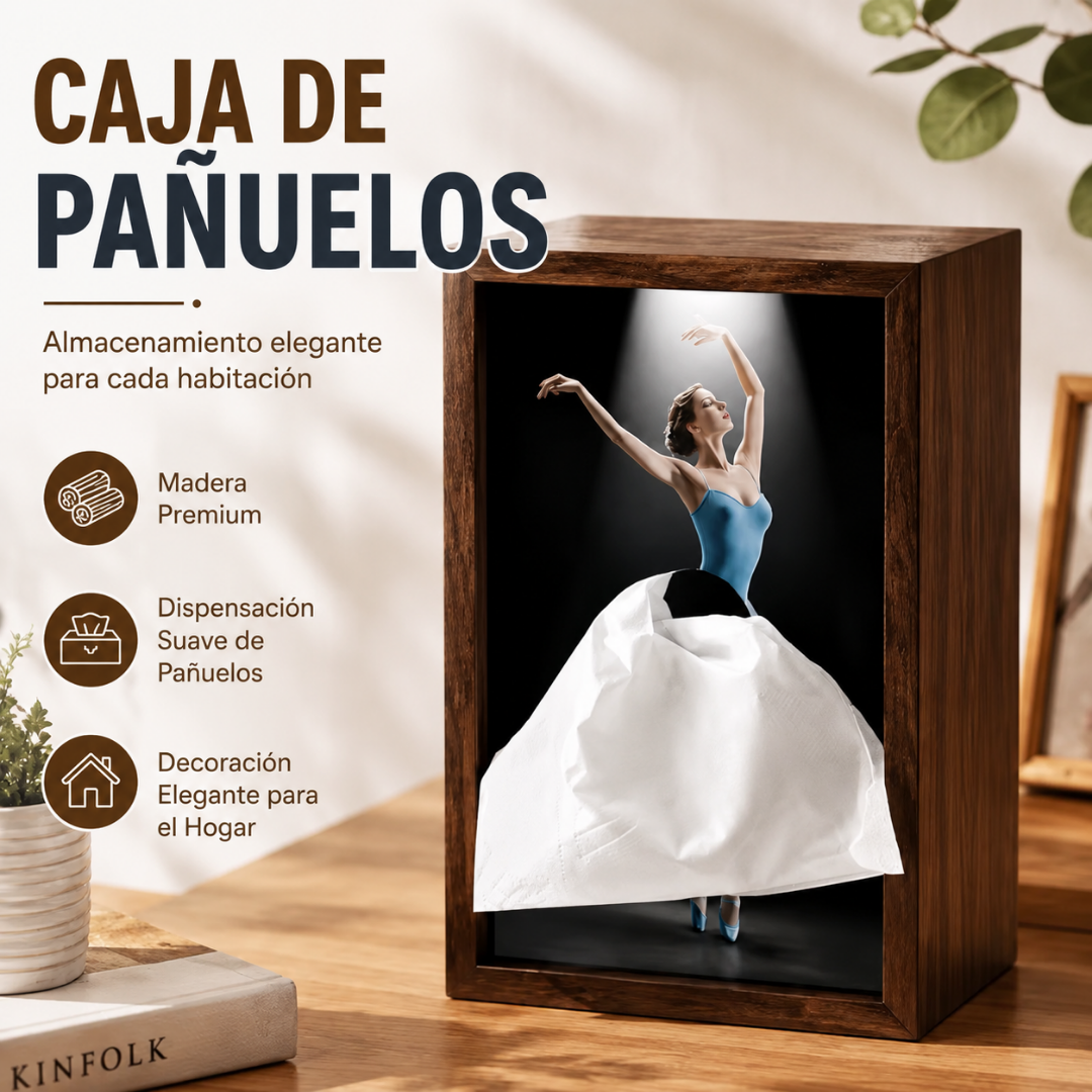 Bailarina Caja De Pañuelos