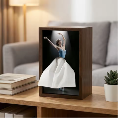 Bailarina Caja De Pañuelos